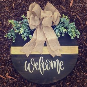 Customize welcome sign